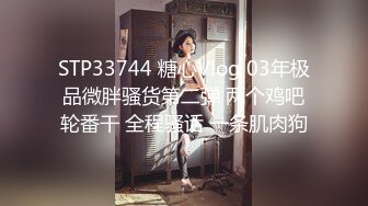 STP33744 糖心Vlog 03年极品微胖骚货第二弹 两个鸡吧轮番干 全程骚话 一条肌肉狗