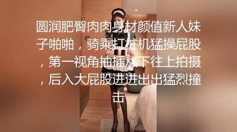 圆润肥臀肉肉身材颜值新人妹子啪啪，骑乘打桩机猛操屁股，第一视角抽插从下往上拍摄，后入大屁股进进出出猛烈撞击