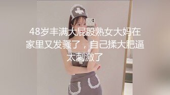 48岁丰满大屁股熟女大妈在家里又发骚了，自己揉大肥逼太刺激了