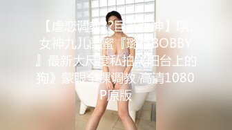 【虐恋调教??巨乳女神】I乳女神九儿闺蜜『璐璐BOBBY』最新大尺度私拍《阳台上的狗》蒙眼全裸调教 高清1080P原版