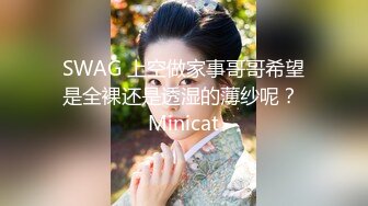 SWAG 上空做家事哥哥希望是全裸还是透湿的薄纱呢？ Minicat