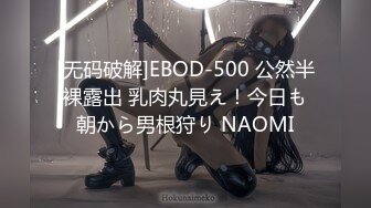 [无码破解]EBOD-500 公然半裸露出 乳肉丸見え！今日も朝から男根狩り NAOMI